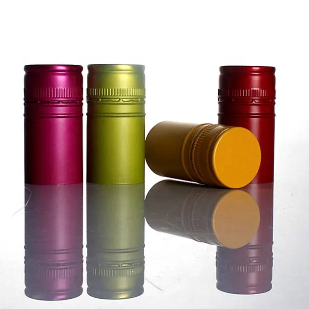 Custom Logo Aluminum Screw Cap for Alcohol Liquid in Glass Cosmetic Jars and Bottles