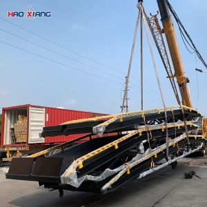 Customized Portable Loading Docks Hydraulic Dock Ramp For Forklift