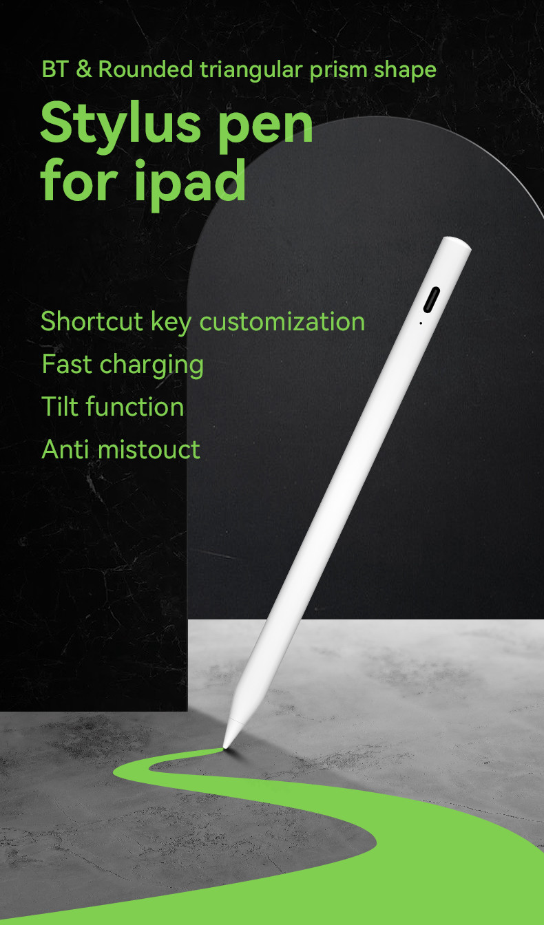 White 14cm Pressure Sensitive Stylus Pen