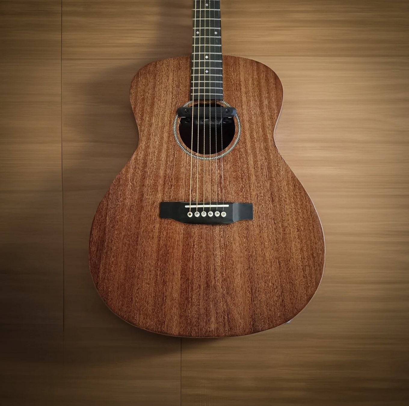 AAA All Solid Mahogany Wood Handmade Custom OM Acoustic Guitar