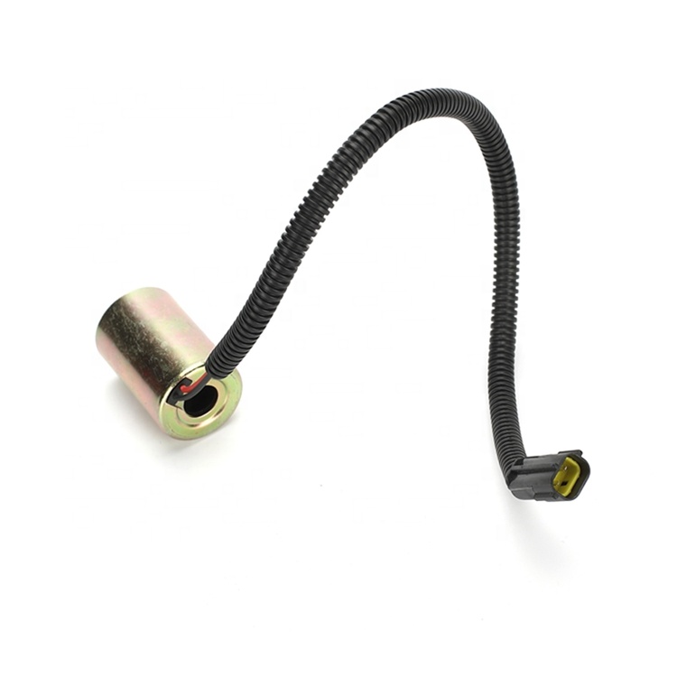 Wholesales DH60-5 DH60-7 Excavator Solenoid Valve Coil 12V 52.6mm 14mm