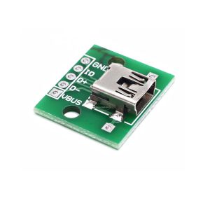 Electronic Arduino Sensor Module USB To DIP Micro USB Head Mini 5P Patch 2.54mm