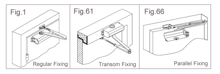 Universal Hardware Heavy Duty Commercial Door Closer Aluminum