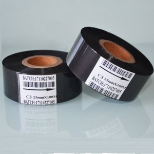 Hot foil stamping roll /black coding ribbons /hot print stamp foil for expiry