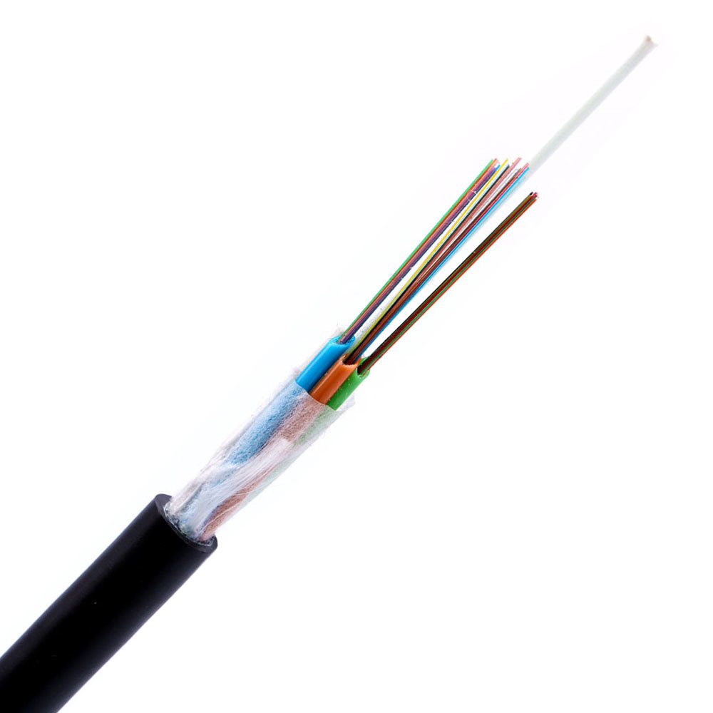 Outdoor Aerial GYFTY 48 Core Optical Fiber Cable With FRP Strength Member