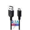 Buy cheap Data Transmission 3m Cell Phone Charging Cable Micro USB Transfer Cable from wholesalers