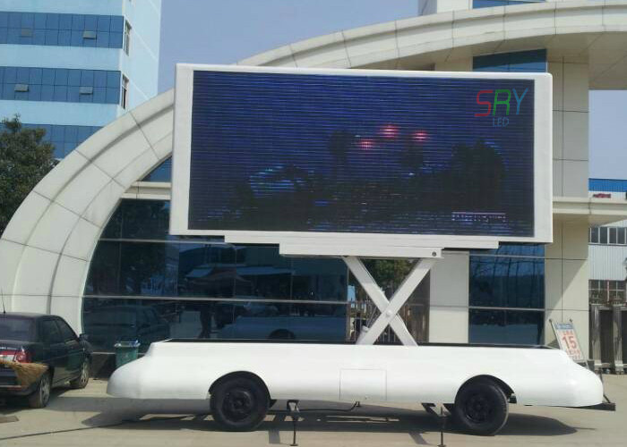 Waterproof 5mm LED Truck Display , Movable HD Vivid led advertising truck