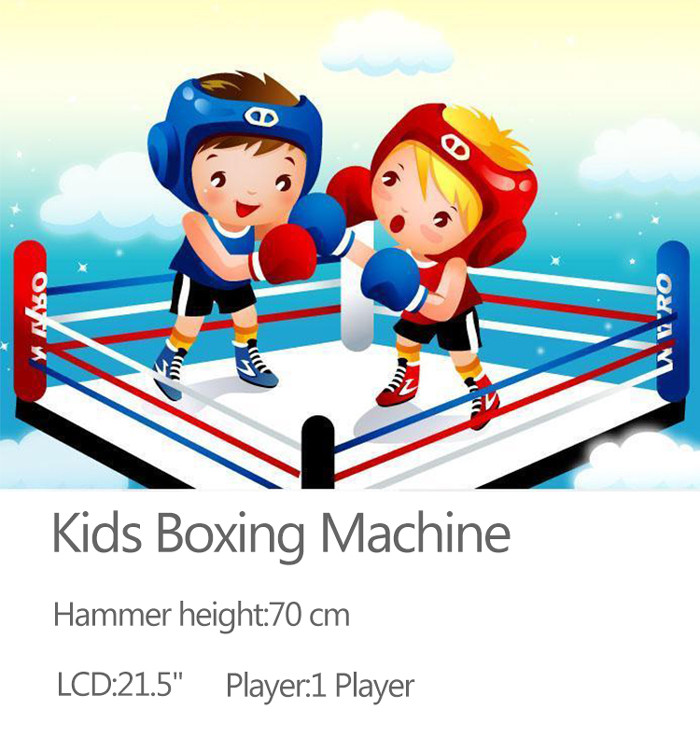 Indoor Kids Boxing Punching Arcade Game Machine For 1 Player