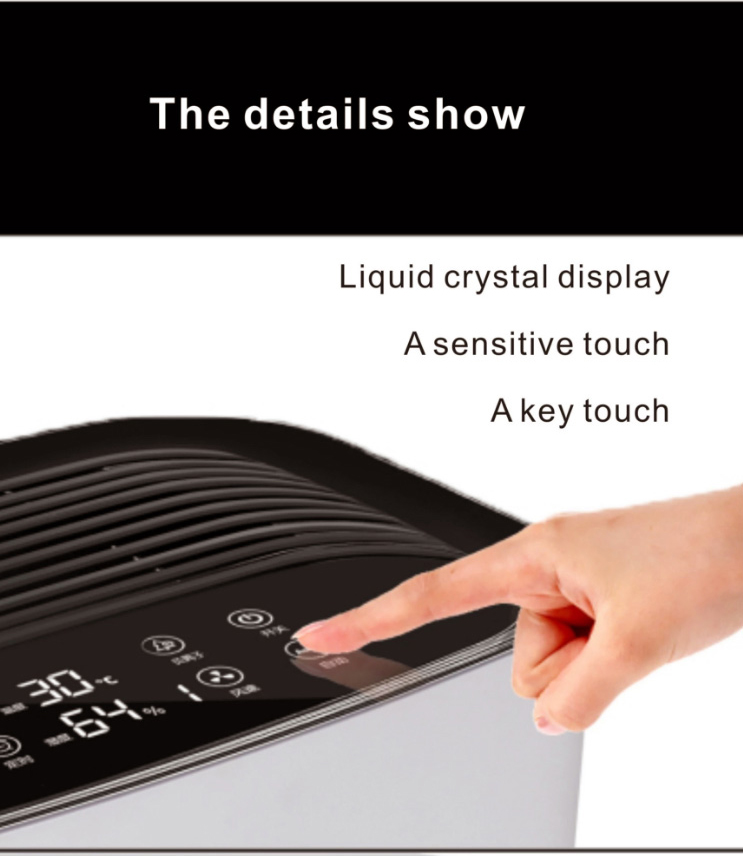 HOMEFISH UV Humidifier Low Noise Air Purifier 430m3/H