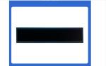 28 inch bar type TFT display module 1920*360 dots 51pins LVDS interface 1500c/d