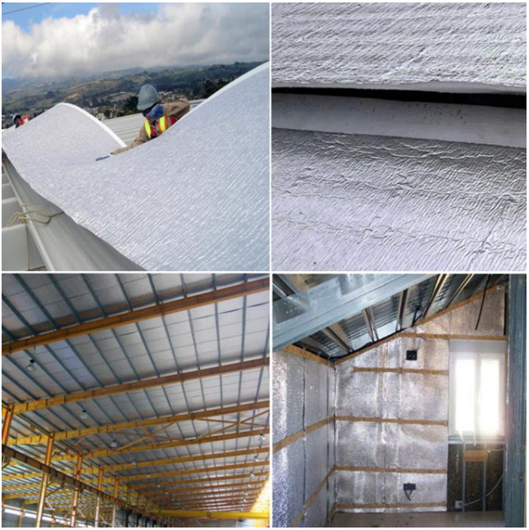 Anti Slip Pe Aluminum Foil Backed Foam Insulation Adhesive