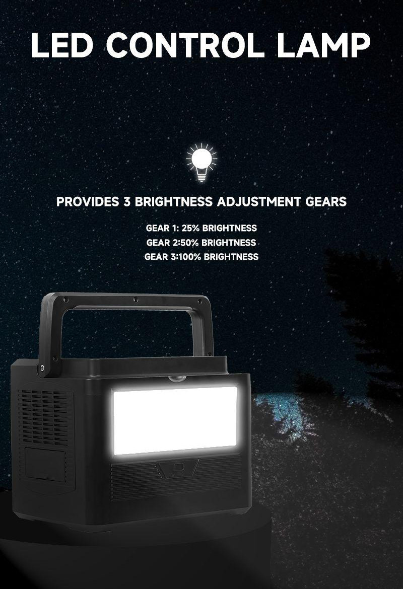 Outdoor 1200w Solar Generator Environmentally Friendly Lithium Power Station Lifepo4