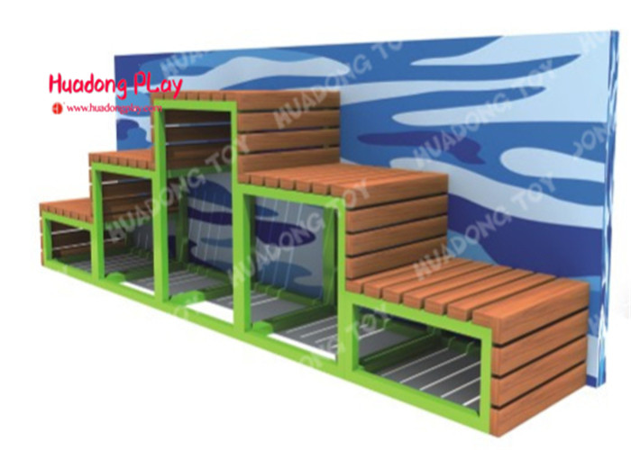 Long Street Garden Furniture Outdoor Park Benches Without Back 270 * 270 * 100cm