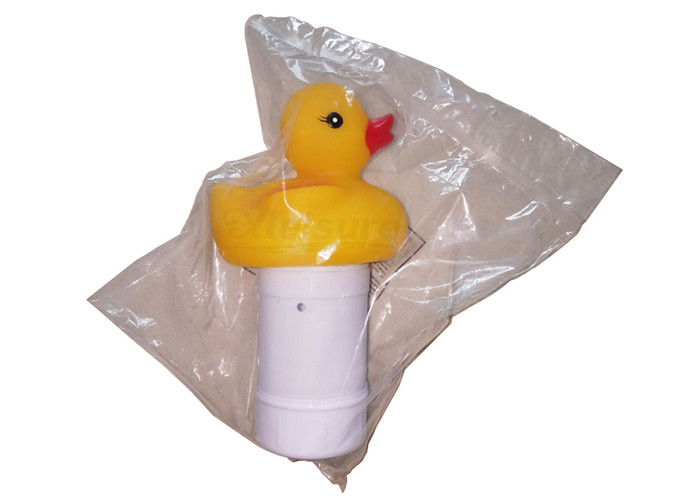Duck Chlorine Floater , Collapsible Floating Chlorine Dispenser Release Adjustable For Hot Tub