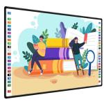 82 inch Multi IR touch Interactive USB Board with 2mm Accuracy Wall Mount