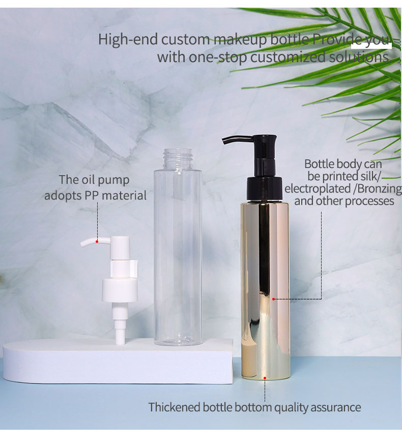 15ml 30ml 50ml Plastic Cosmetic Bottles Round With Dropper Sealing Type
