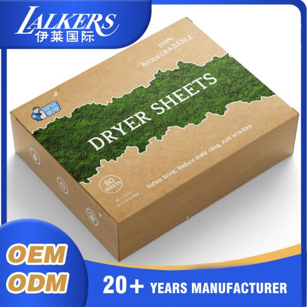 Daily Household Fabric Softener Dryer Sheets Concentrated Laundry Softener