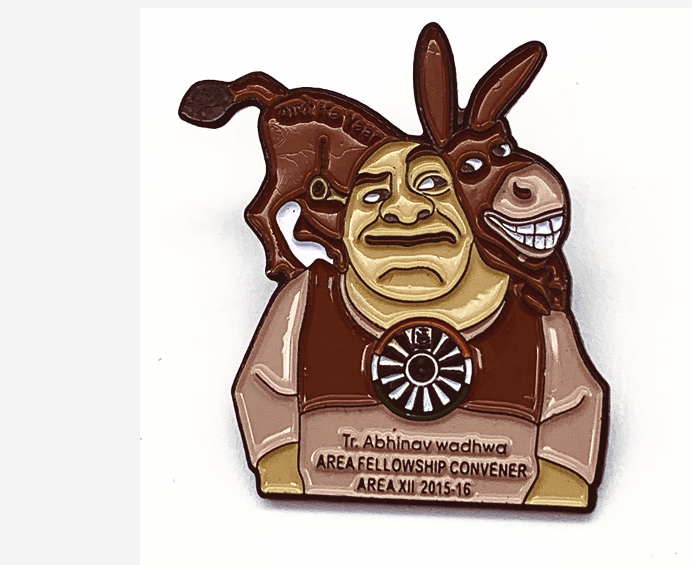 Professional Custom Made Pin Badges , Personalised Enamel Badges