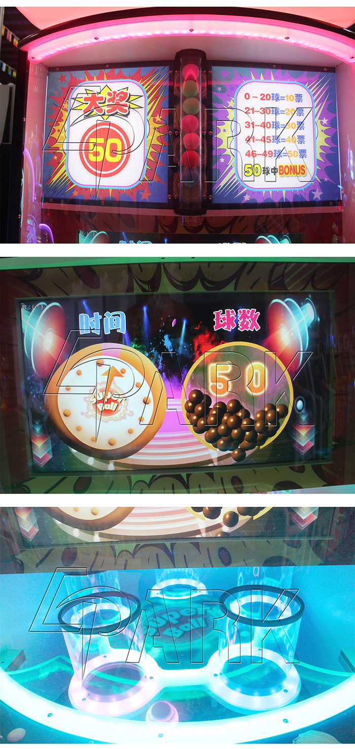 2019 new dropping ball ticket redemption arcade game machine for sale
