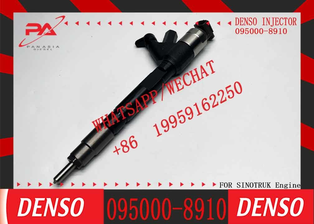 Diesel fuel injector 095000-8910 VG1246080106 8910 for DENSO for HOWO SINOTRUK Truck