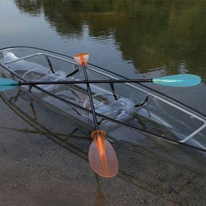  Lightweight Lake Transparent Canoe With Balanced Outrigger SGS Certification Manufactures