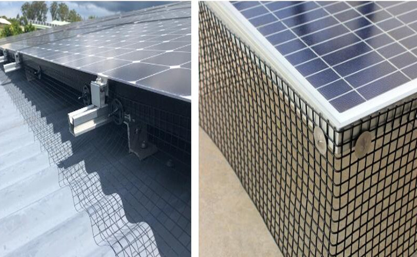 Exclusion Squirrels Guard Aluminum Solar Panel Mesh Clips With Self Locking Washer
