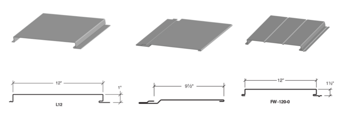 Soffit panel  drawing
