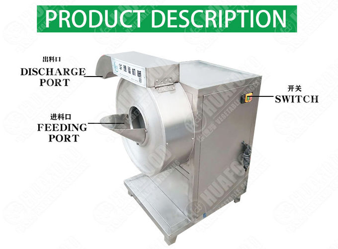 Potatoes 20mm 600kg/H 1.1kw French Fries Cutting Machine