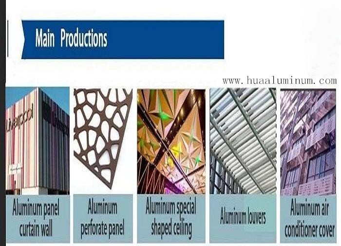 1.5m Aluminium Solid Panel , Sound Insulation 2mm Thick Aluminium Sheet