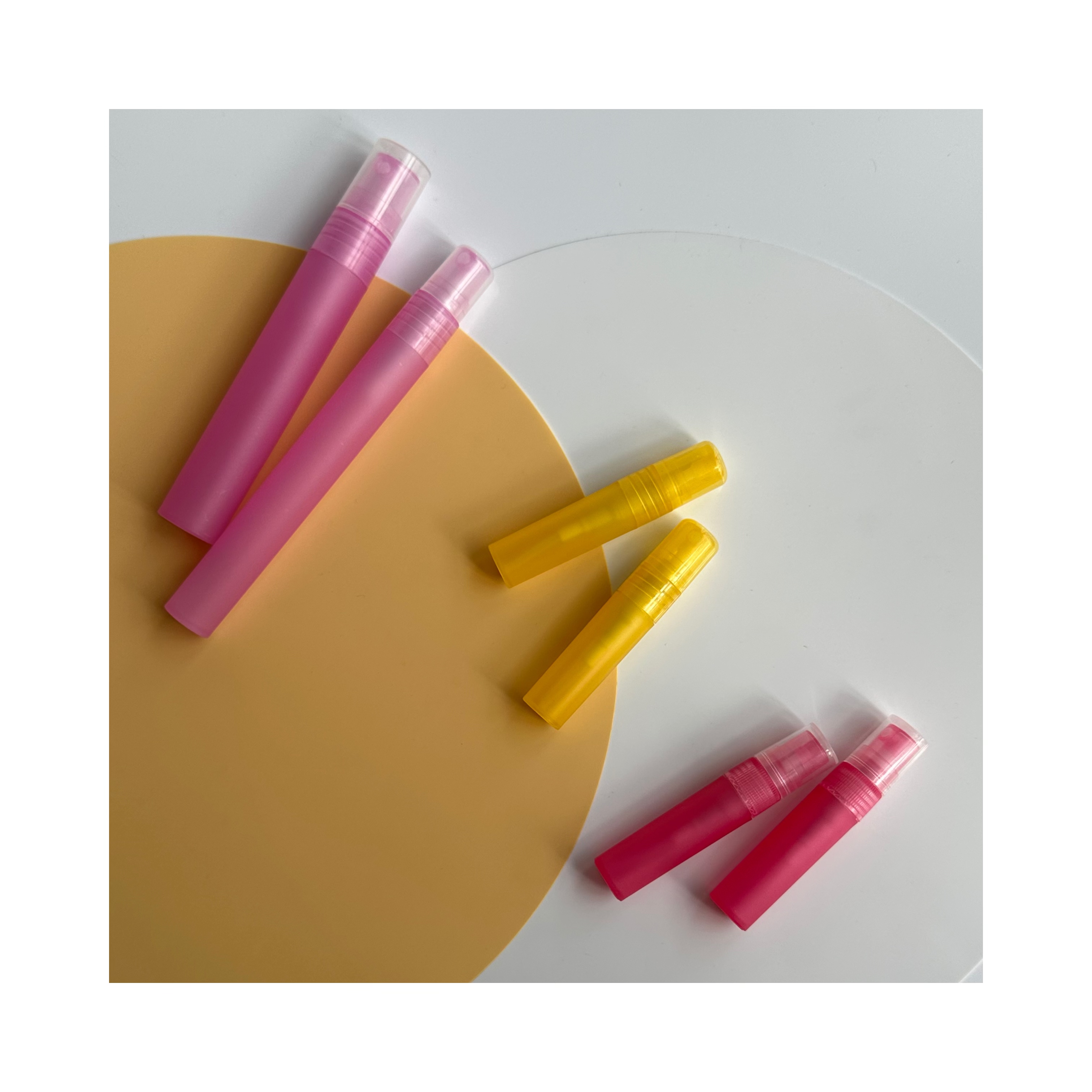 Industrial 5ml 10ml Volume Refillable Perfume Atomizer with Round Pen Cover Perfume Spray