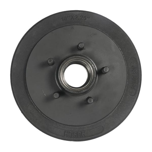 10"X2 Parallel Bearing Trailer Brake Drum 1500lbs-3000lbs 5 Bolt Trailer Hub