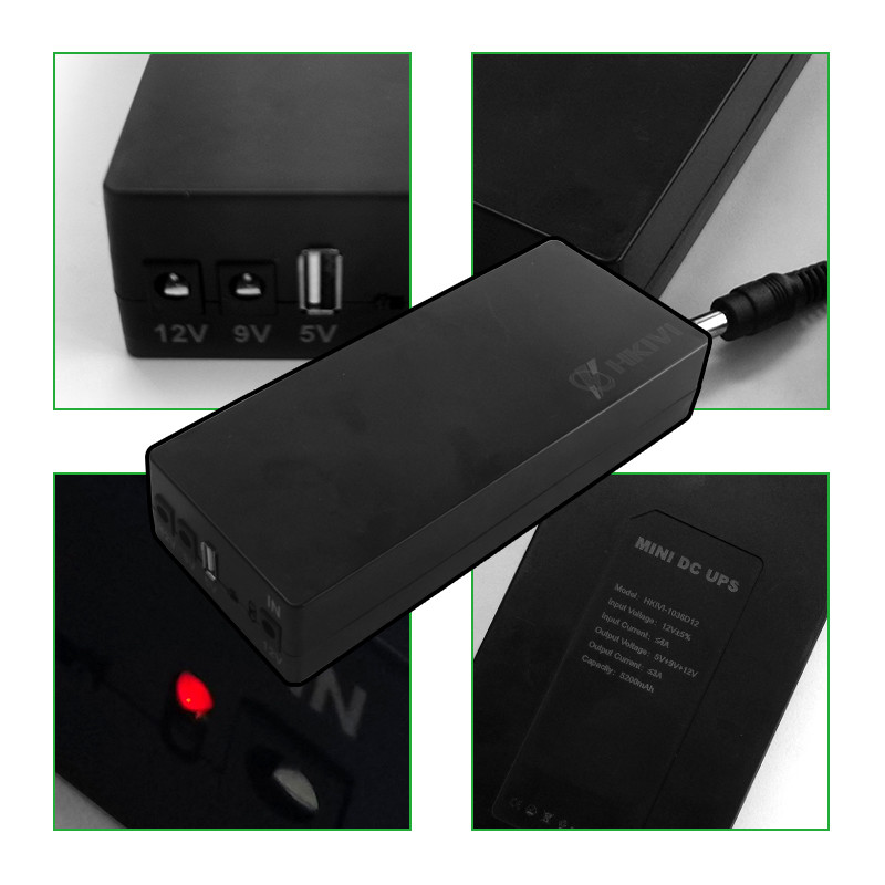 20000mah Capacity Smart Mini UPS For CCTV Camera Ups Power Bank Customizable