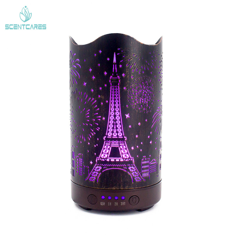 100ML Ultrasonic Metal Aroma Diffuser For Essential Oil