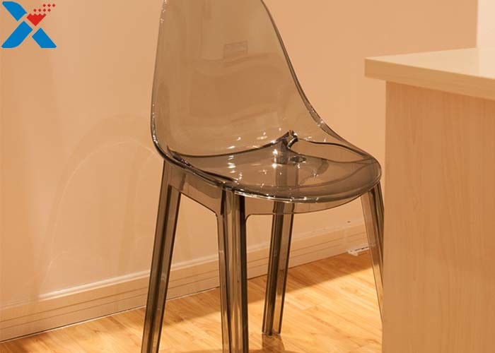 Fashion Acrylic Office Chair / Clear Acrylic Desk Chair For Nordic Office Room
