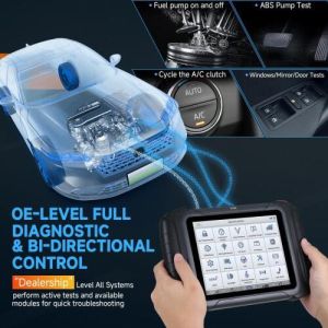 2025 XTOOL D8W WIFI OBD2 Scanner Car Diagnostic Tool With ECU Coding Active Test