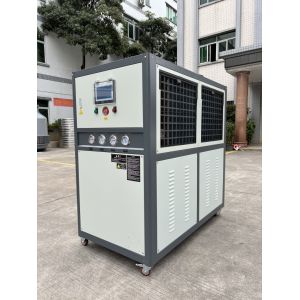  PLC Control System Water Chiller Machine Offering High Low Pressure Overload Anti freezing Phase Sequence Protection and Refrigerant R22 R407C R134A Manufactures