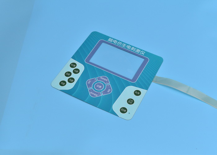 Multi Color Embossed Tactile Membrane Switch For Medical Equipment