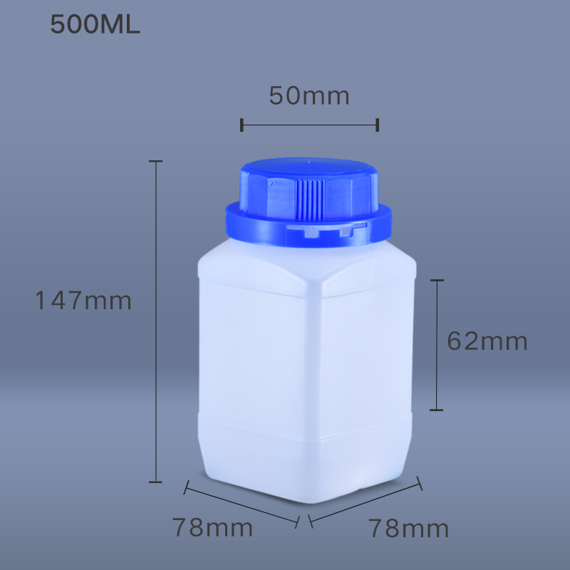 Leakproof HDPE LDPE Plastic Bottles For Chemical Liquid Glue Oil Packaging 16 oz