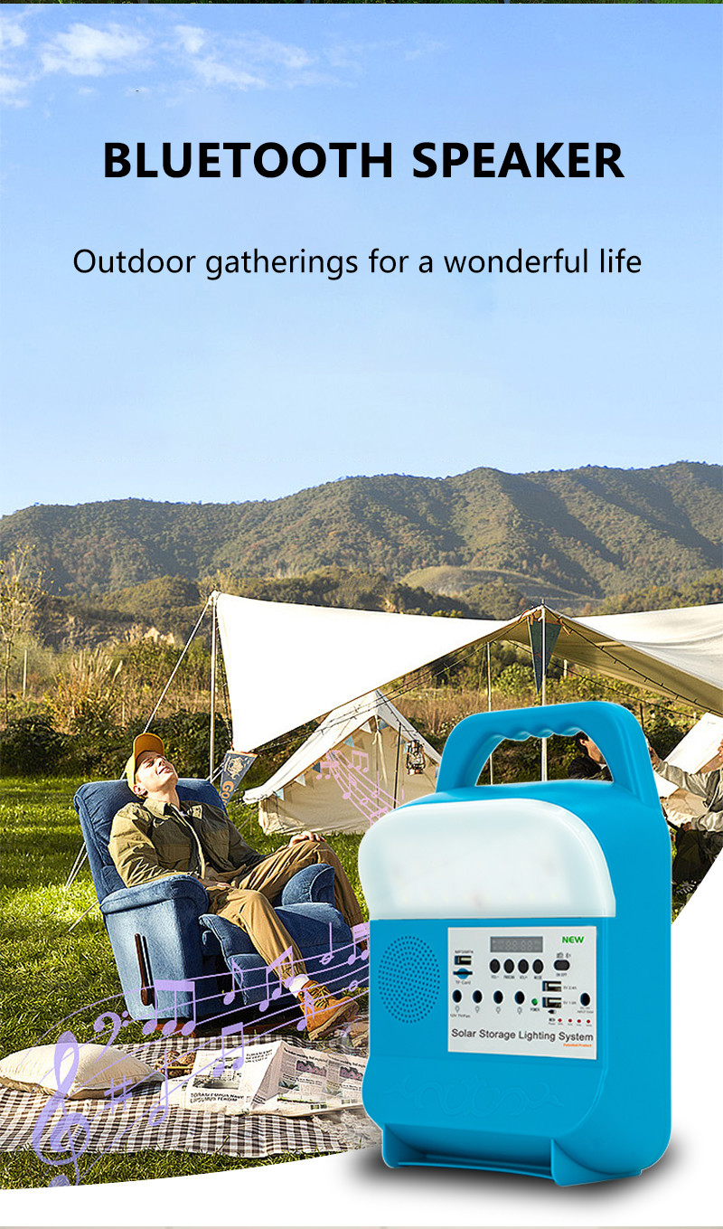 Battery Capacity 12.8V 10000mah Solar Home Lighting System For Ultimate Power
