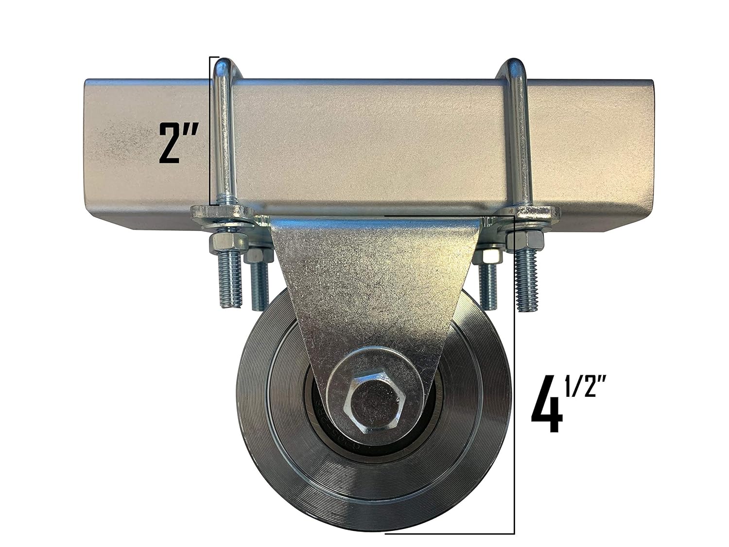 Double Bearing Bolt V-shaped Sliding Roller Track Grooved Wheel