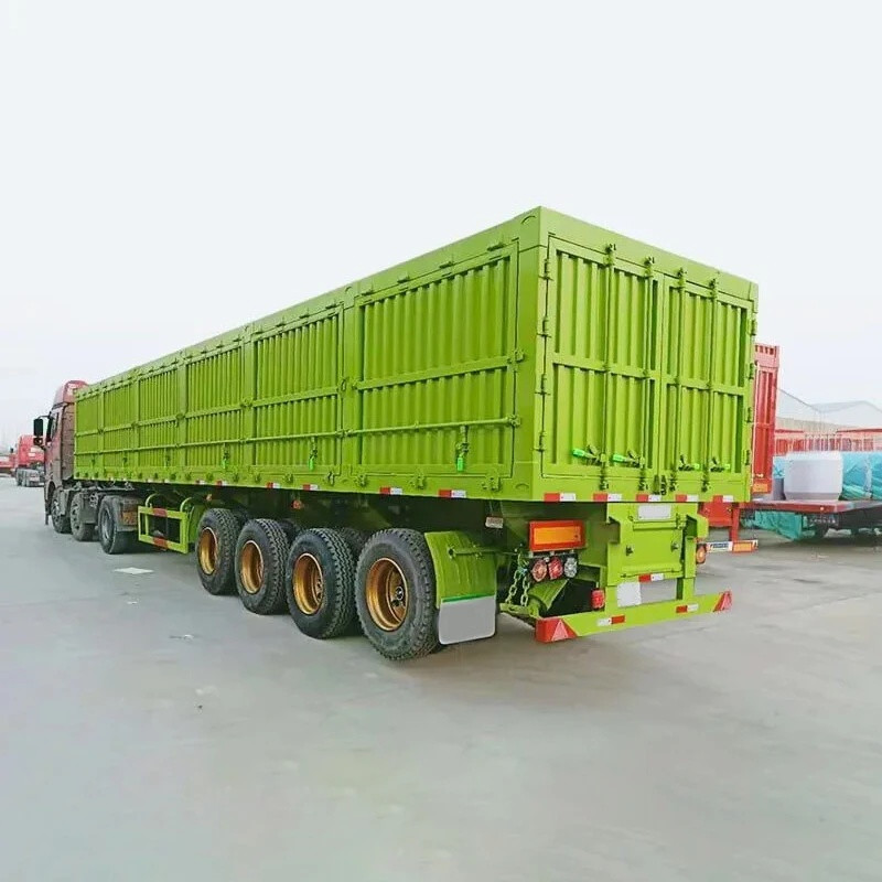CIMC 2 3 4 Axle Animal Transporting Stake Fence Semi Trailer for Transport Cattle Sheep Horse