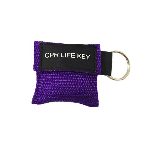 Bag Keychain Cpr Mask With Gloves Promotional Gift Cpr Face Shield Cardiopulmona