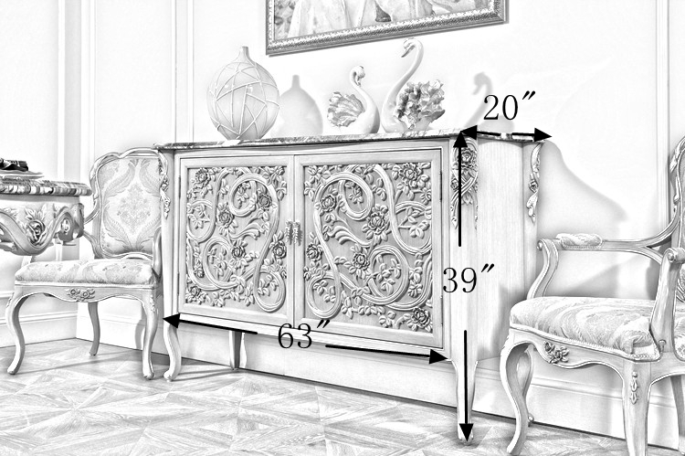 Alibaba Import Furniture From China Wooden Sideboard FVC-103