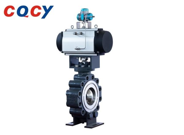 VBJG All Metal Hard Sealed Butterfly Valve -100℃~+550℃ Reliable Seal Pneumatic