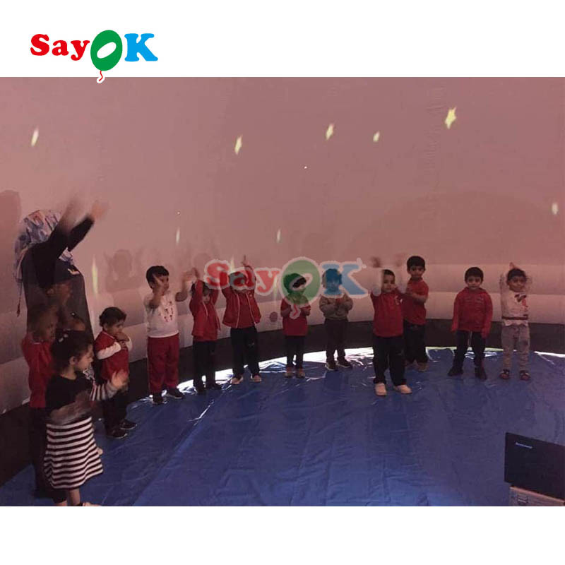 Inflatable Mobile Planetarium Tent For Outdoor Movie 360 Movie Projection Dome Tent