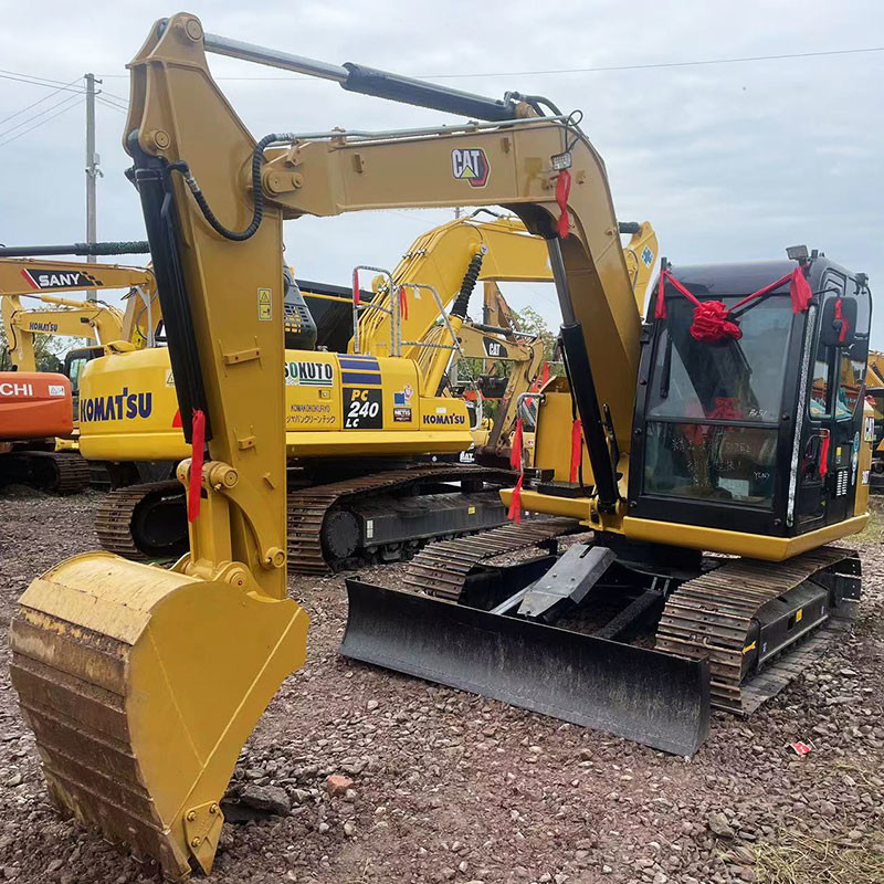 Caterpillar 307E Used Mini Excavator Hydraulic 0.33m3 Bucket Capacity