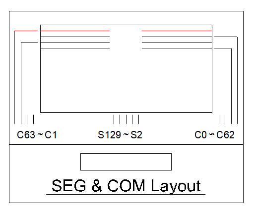 1.3'' 128x64 OLED LCD Display 30Pin Monochrome PMOLED Screen SPI I2C Interface SH1106G
