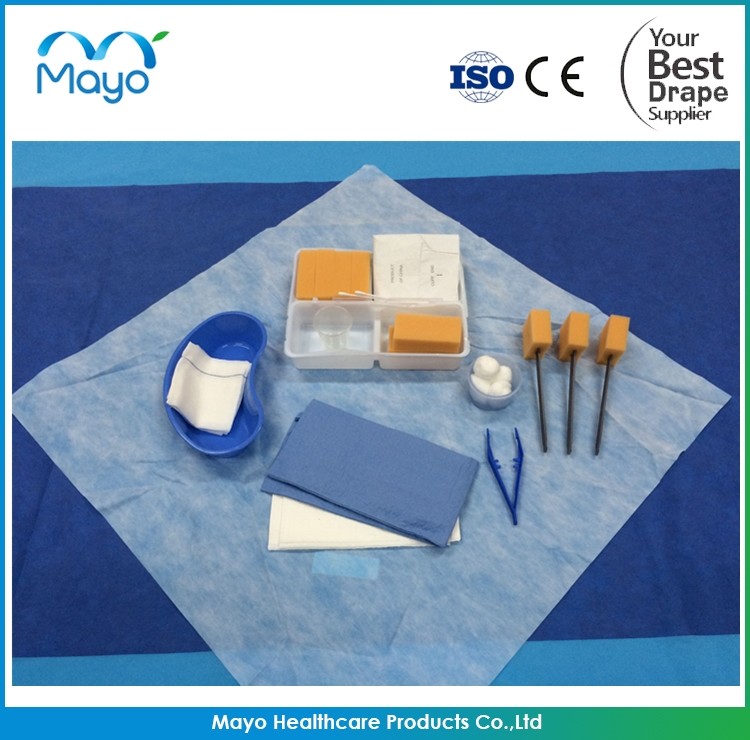 Sterile Surgical Drape Kit Disposable Drape Pack Size Customized