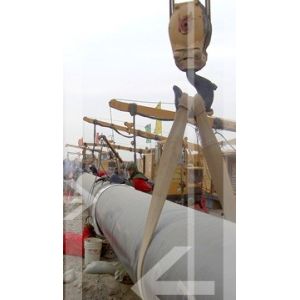 Synthetic web slings for oil pipeline , safety factor 7:1 , According to EN11492