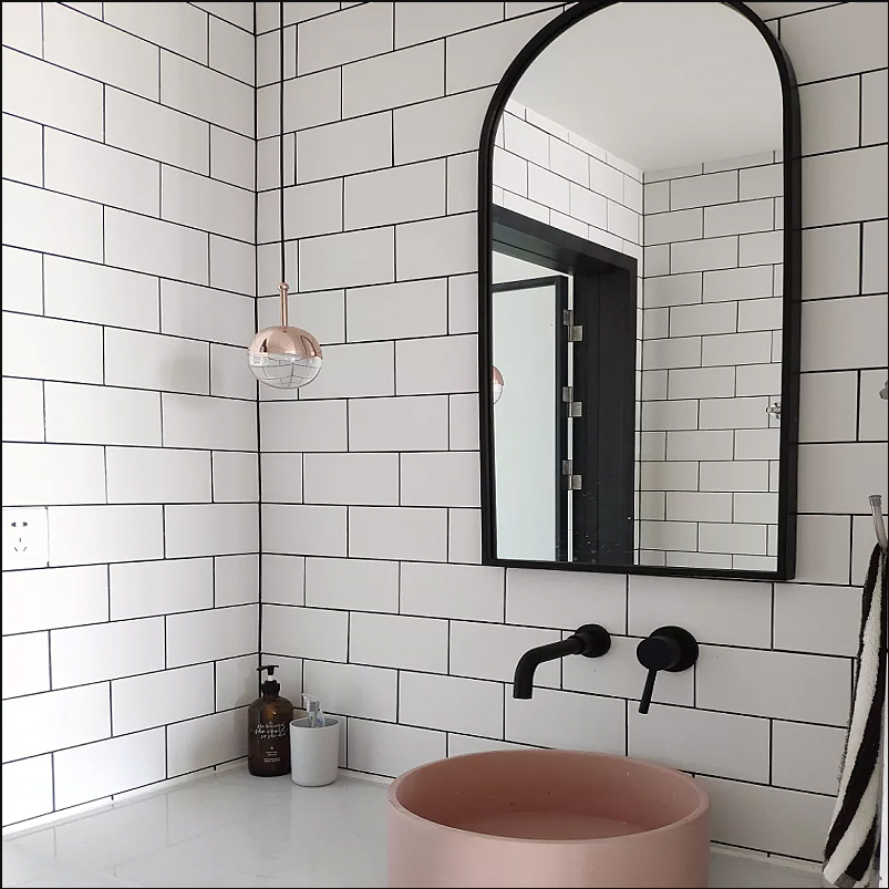 Luster VW715000P Elegant White Ceramic Glossy 3"x 6" Subway Tiles for Shower Backsplash